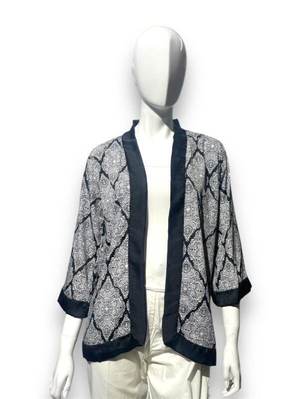Black Urban Printed Shrug